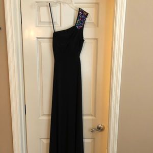 Black Bejeweled Dress